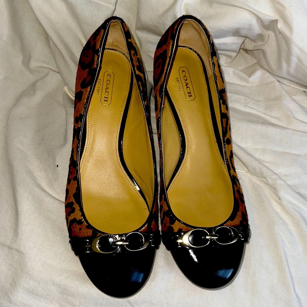 Coach Trish Cheetah Heels